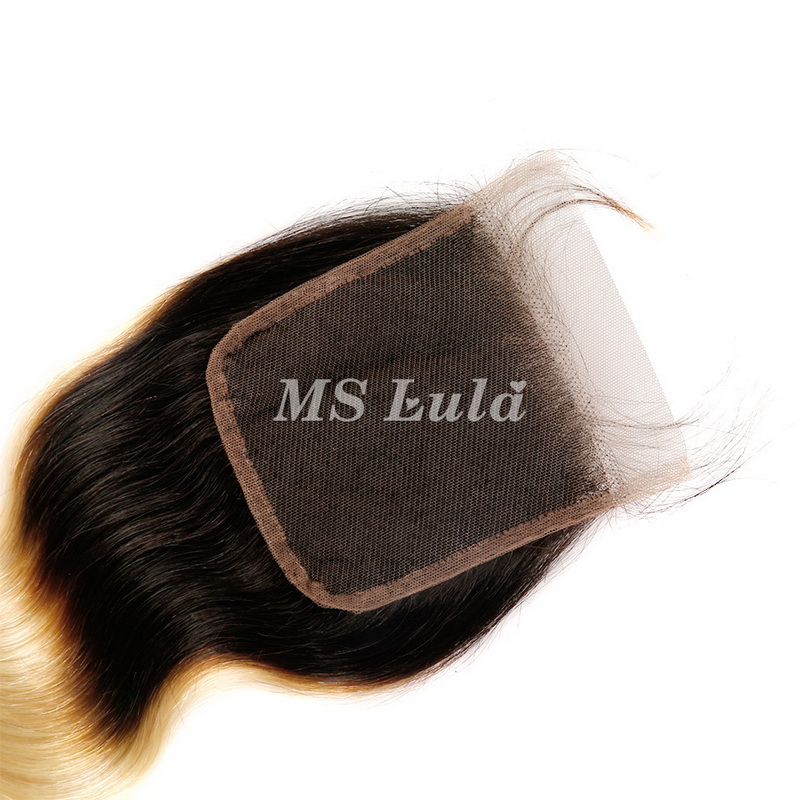 4x4 5x5 1B/613# Virgin Hair Body Wave Lace Closure - 图片 4